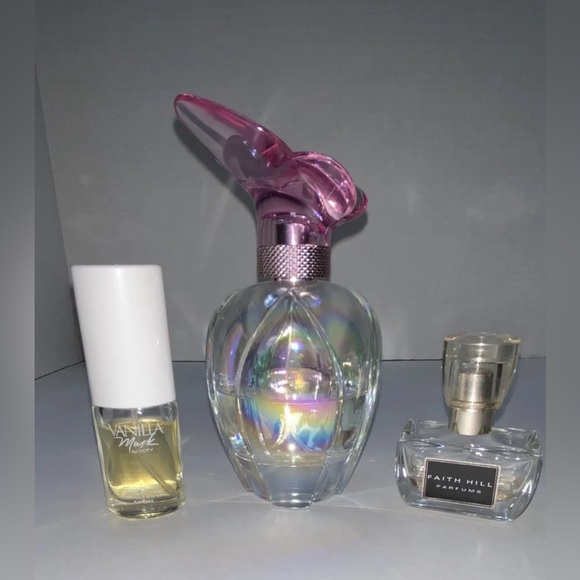 Faith Hill, Mariah Carey, Coty Other - Perfume lot. Discontinued Faith Hill, Mariah Carey, Vanilla Musk by Coty. Nice!!